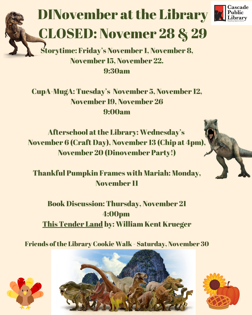 November 2024 Library Programs